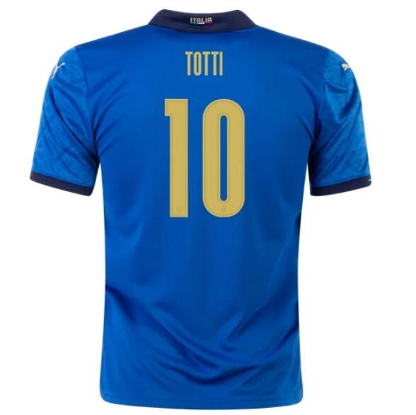 2020 EURO Italy Home Kit Soccer Jersey FRANCESCO TOTTI 10